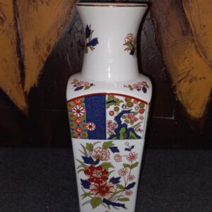 Vintage Imari Japanse porseleinen kobalt vaas