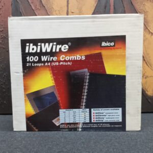 A4 metalen draadruggen ∅14/12mm zwart/wit