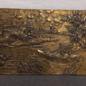 Messing reliëf afbeelding