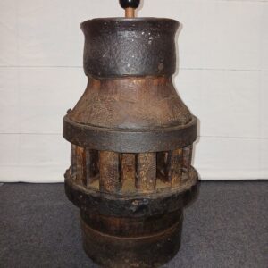 Volkskunst wielnaaf Tafellamp