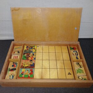 Simplex houten leer/spellen doos