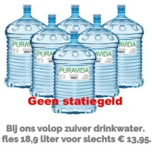 Schoon drinkwater fles 18,9 liter