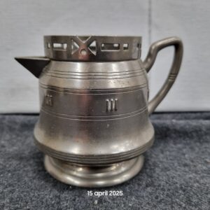 Elegante Art Deco Zilveren Melkkan (.919 Zilver)