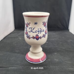 Vintage Zenith koffiebeker op voet