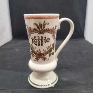Vintage Zenith koffiebeker op voet