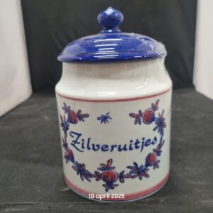Vintage Zenith pot ‘Zilveruitjes’