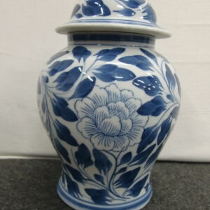 Blauw-Wit Dekselvaasje / Gemberpot