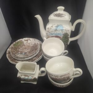 Crown Ducal 'Bridge Scenes' Servies
