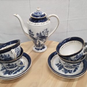 9-delig Chinoiserie Koffieservies