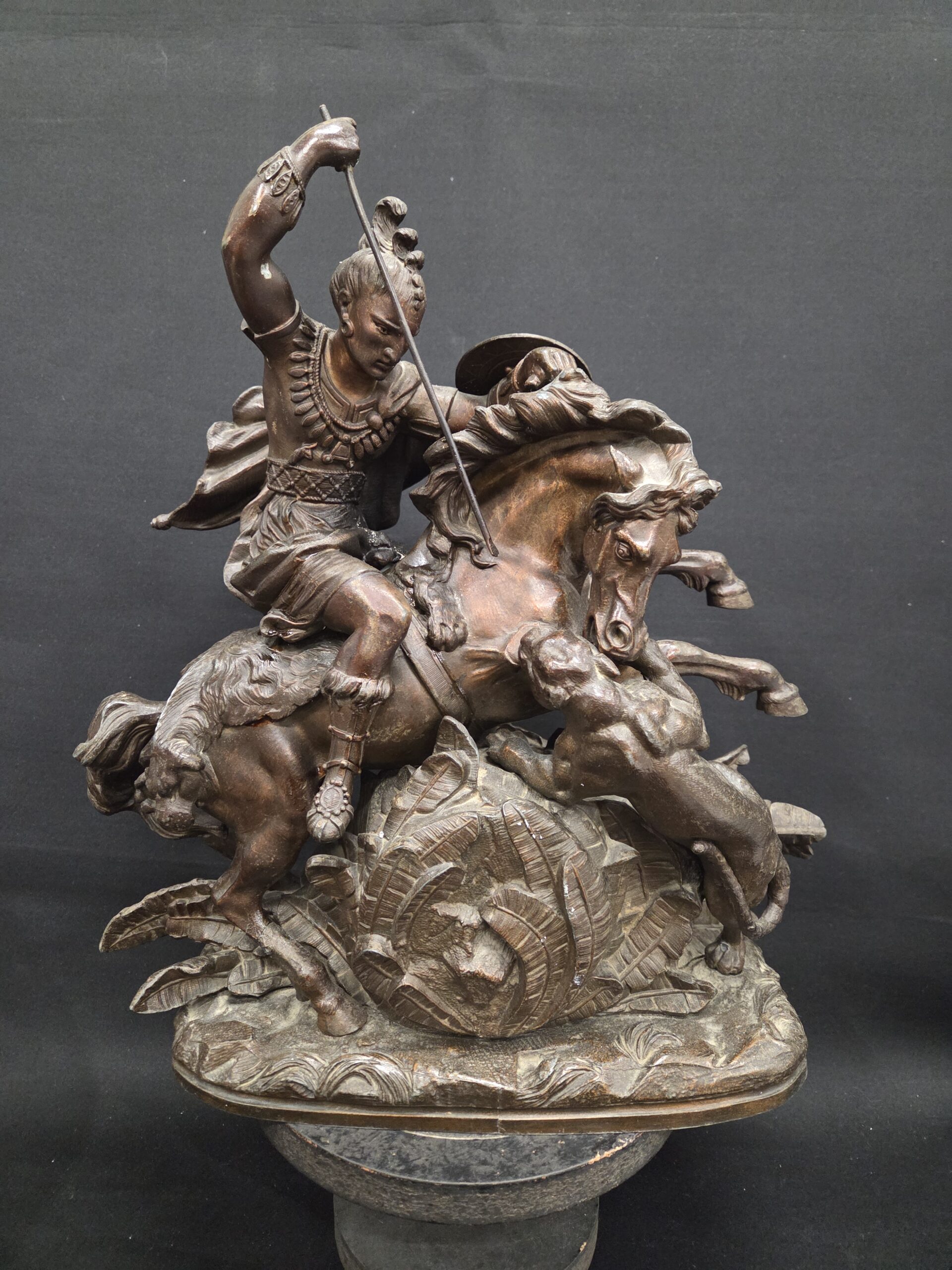 Fraai Decoratief Beeld –  Chinese Terracottakrijger (Replica)