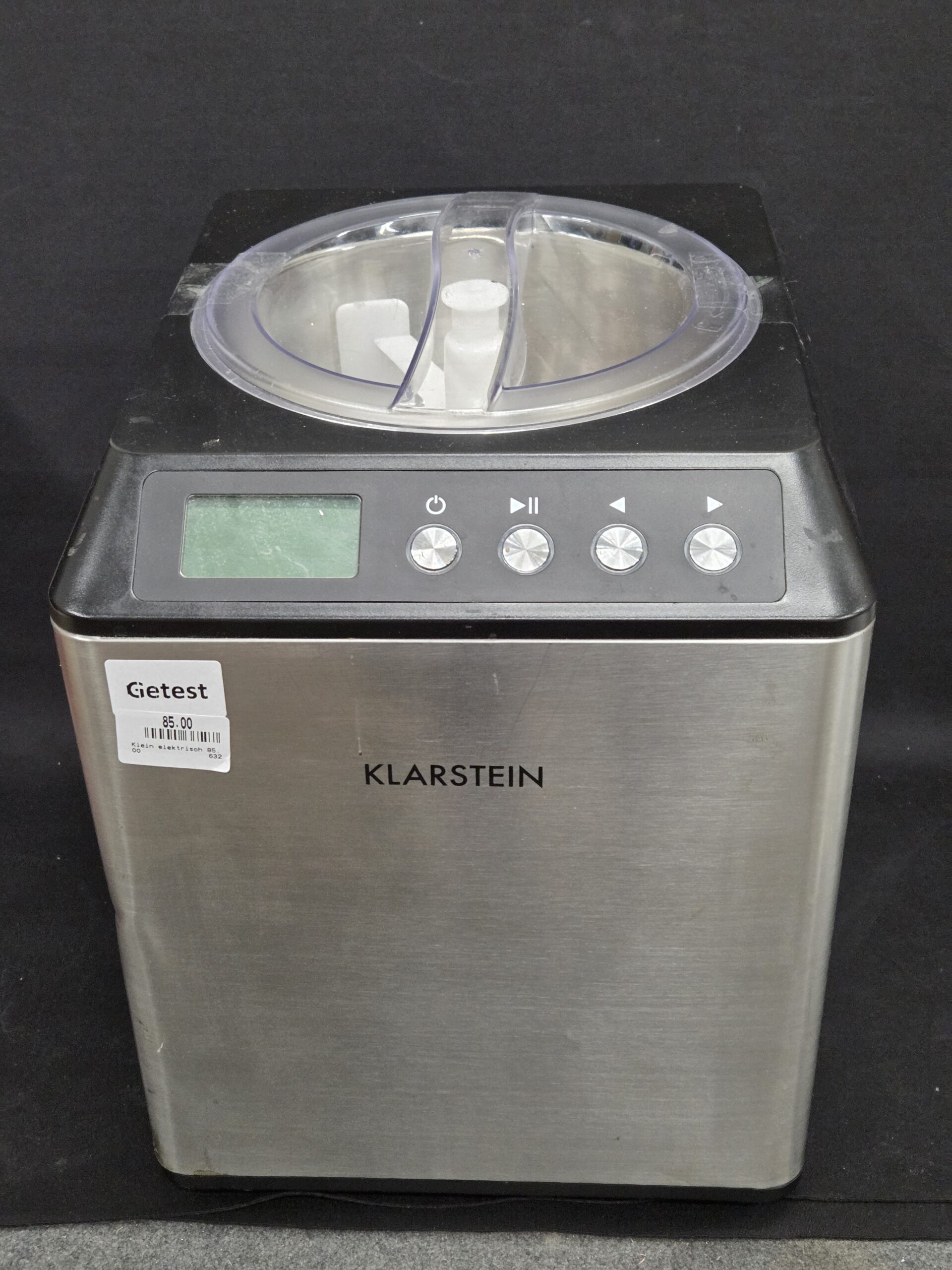 Klarstein Vanilla Sky Zelfkoelende IJsmachine (RVS) – Met Compressor!