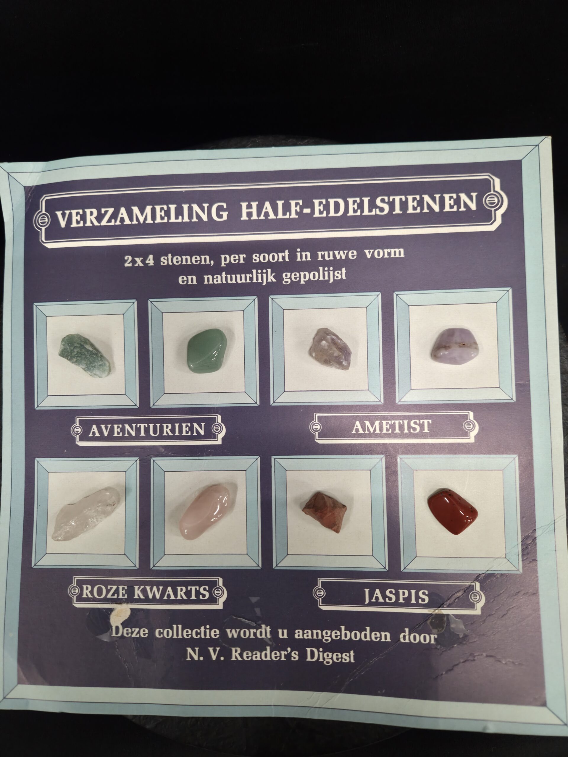Vintage Mineralen & Edelstenen Set (Reader’s Digest + Doosjes)
