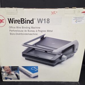W18 Inbindmachine + 2 dozen Draadbindruggen