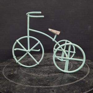 13405 Miniatuur Driewieler / Fiets (Mintgroen)